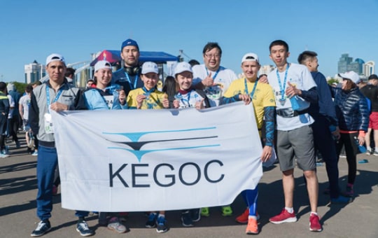 Работники АО «Энергоинформ» в составе сборной команды АО «KEGOC» приняли участие в марафоне «BI Marathon-2019»